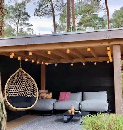 Ferienhaus Stayatsas Pippa Grote Omheinde Tuin, Gebruik Zwembad, Stijlvol Ingericht, Middenin Het Bos Met Veel Privacy, Restaurant Op Park *