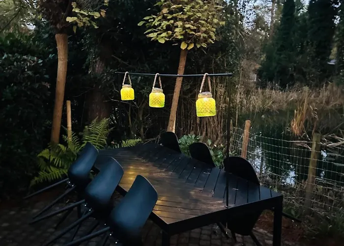 Сasa de vacaciones Stayatsas Pippa Grote Omheinde Tuin, Gebruik Zwembad, Stijlvol Ingericht, Middenin Het Bos Met Veel Privacy, Restaurant Op Park Doornspijk